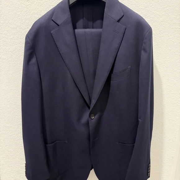 Suitsupply Navy Blue Havana Patch UL Suit – Size 50R - Picture 1 of 10